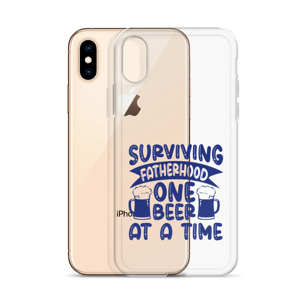 Surviving Fatherhood One Beer At A time Clear Case for iPhone®