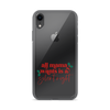 All Mama Wants Is A Silent Night Clear Case for iPhone®