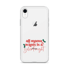 All Mama Wants Is A Silent Night Clear Case for iPhone®