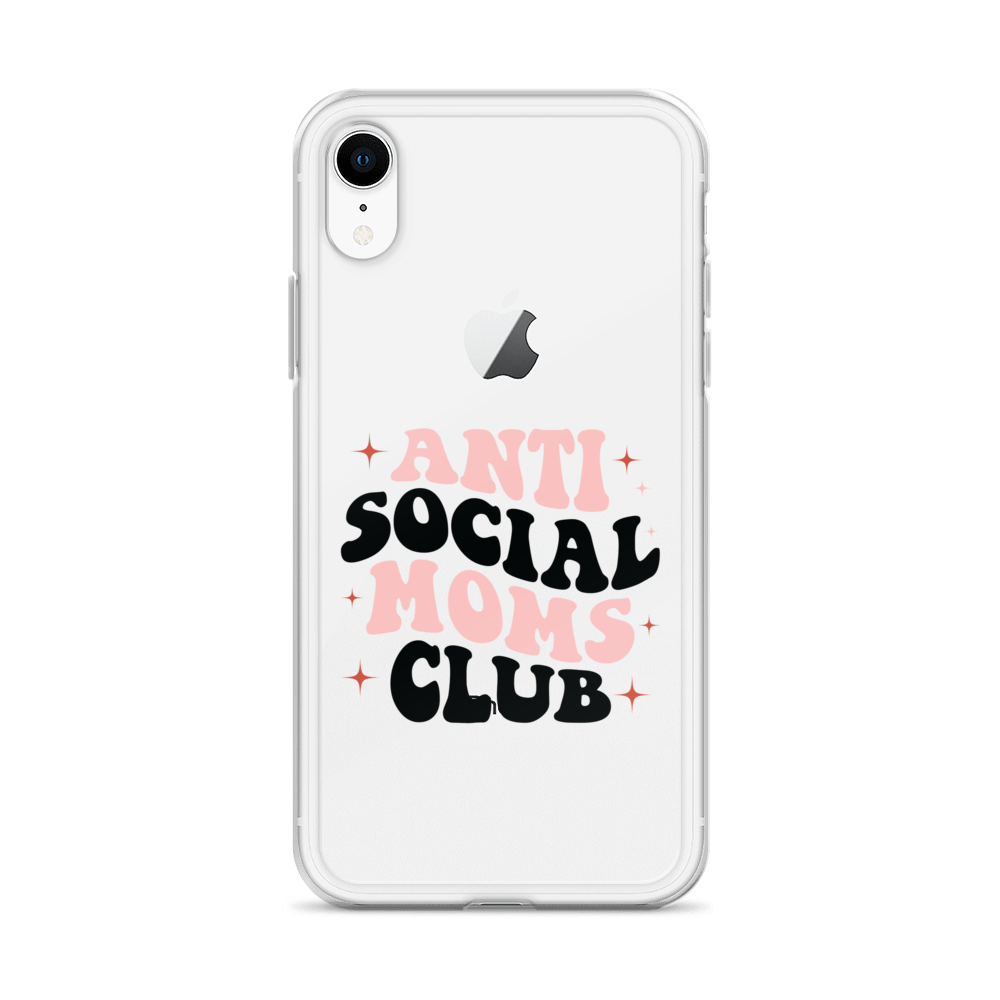 Anti Social Moms Club Clear Case for iPhone®