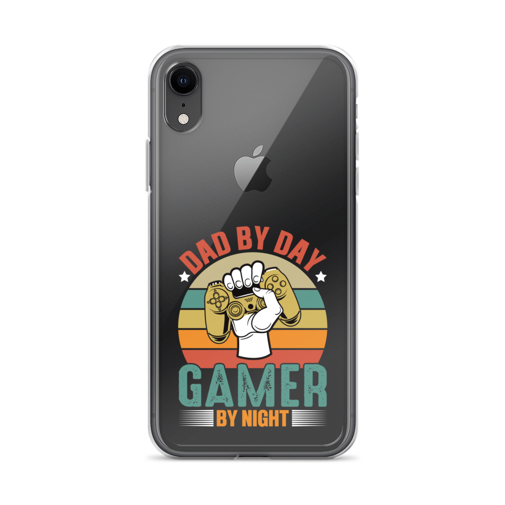 Dad By Day Gamer By Night Clear Case for iPhone®