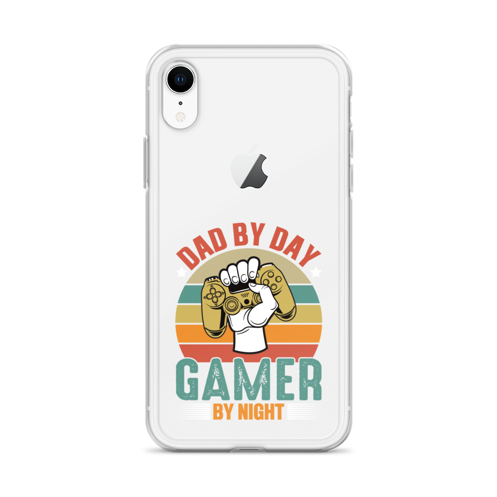 Dad By Day Gamer By Night Clear Case for iPhone®