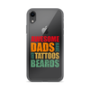 Awesome Dads Tattoos Beards Clear Case for iPhone®