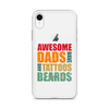 Awesome Dads Tattoos Beards Clear Case for iPhone®