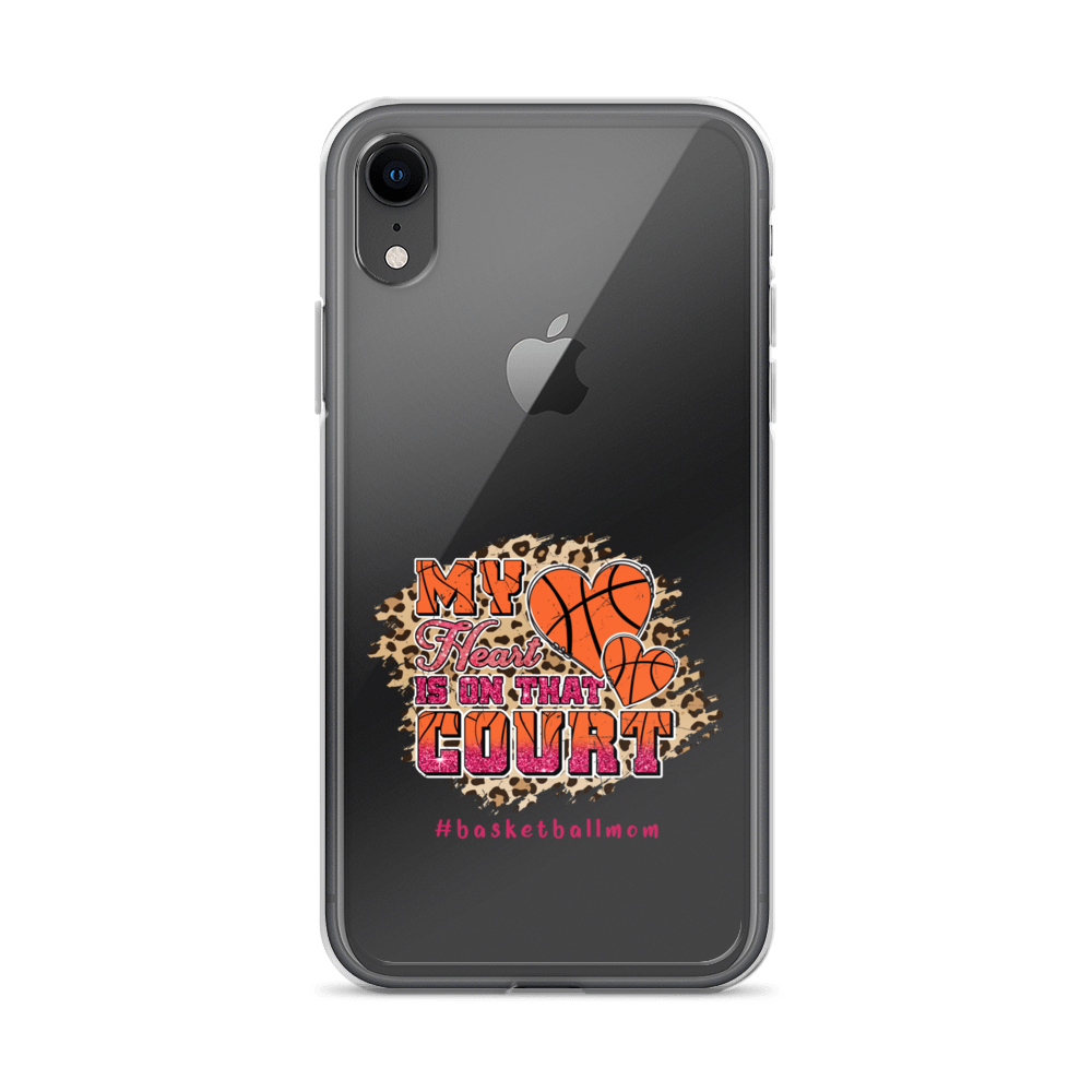 My Heart Is On That Court Clear Case for iPhone®