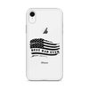 Best Dad Ever American Flag Clear Case for iPhone®