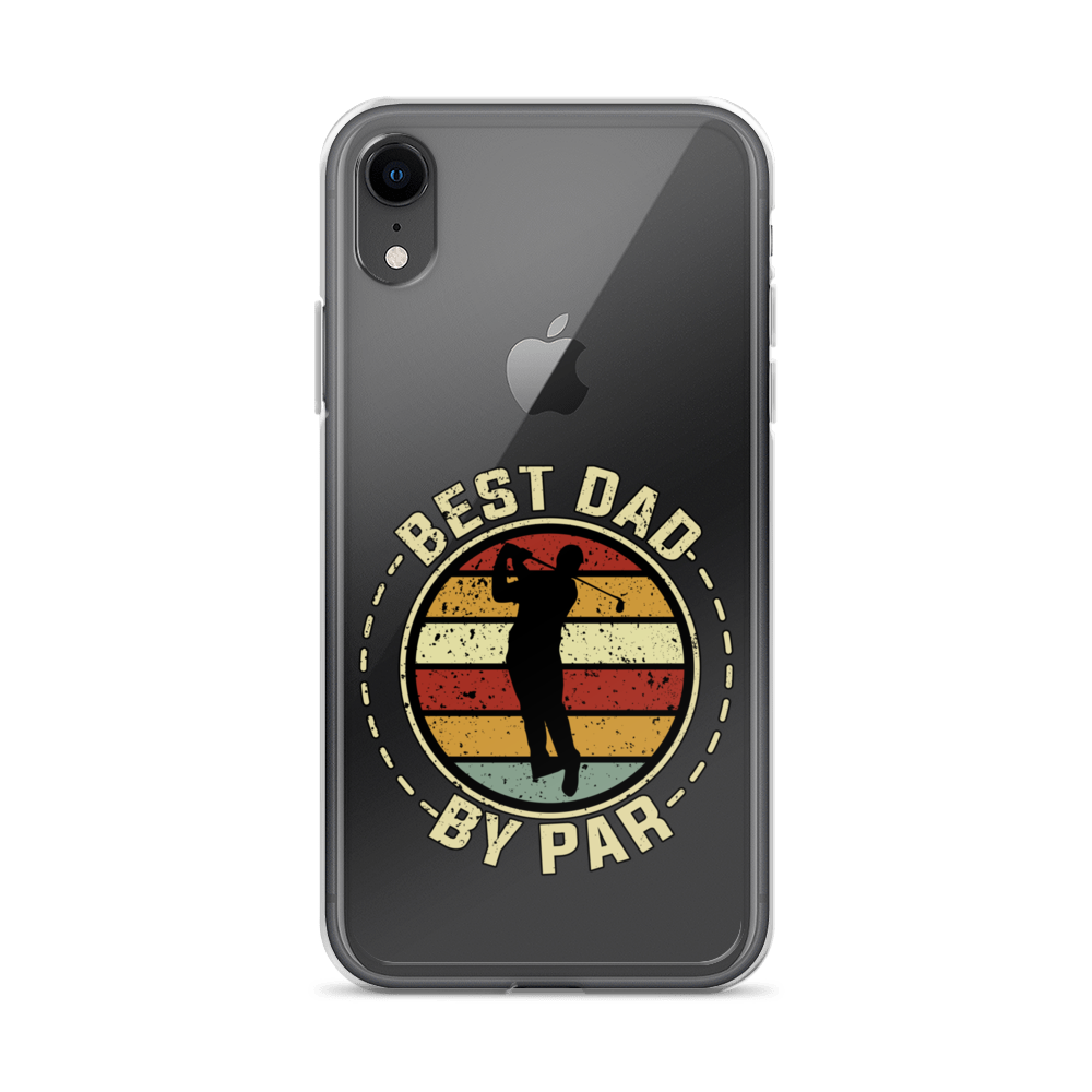 Best Dad By Par Clear Clear Case for iPhone®