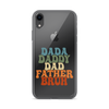 Dada Daddy Dad Father Bruh Clear Case for iPhone®