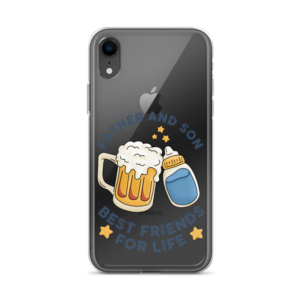 Father And Son Best Friends For Life Clear Case for iPhone®