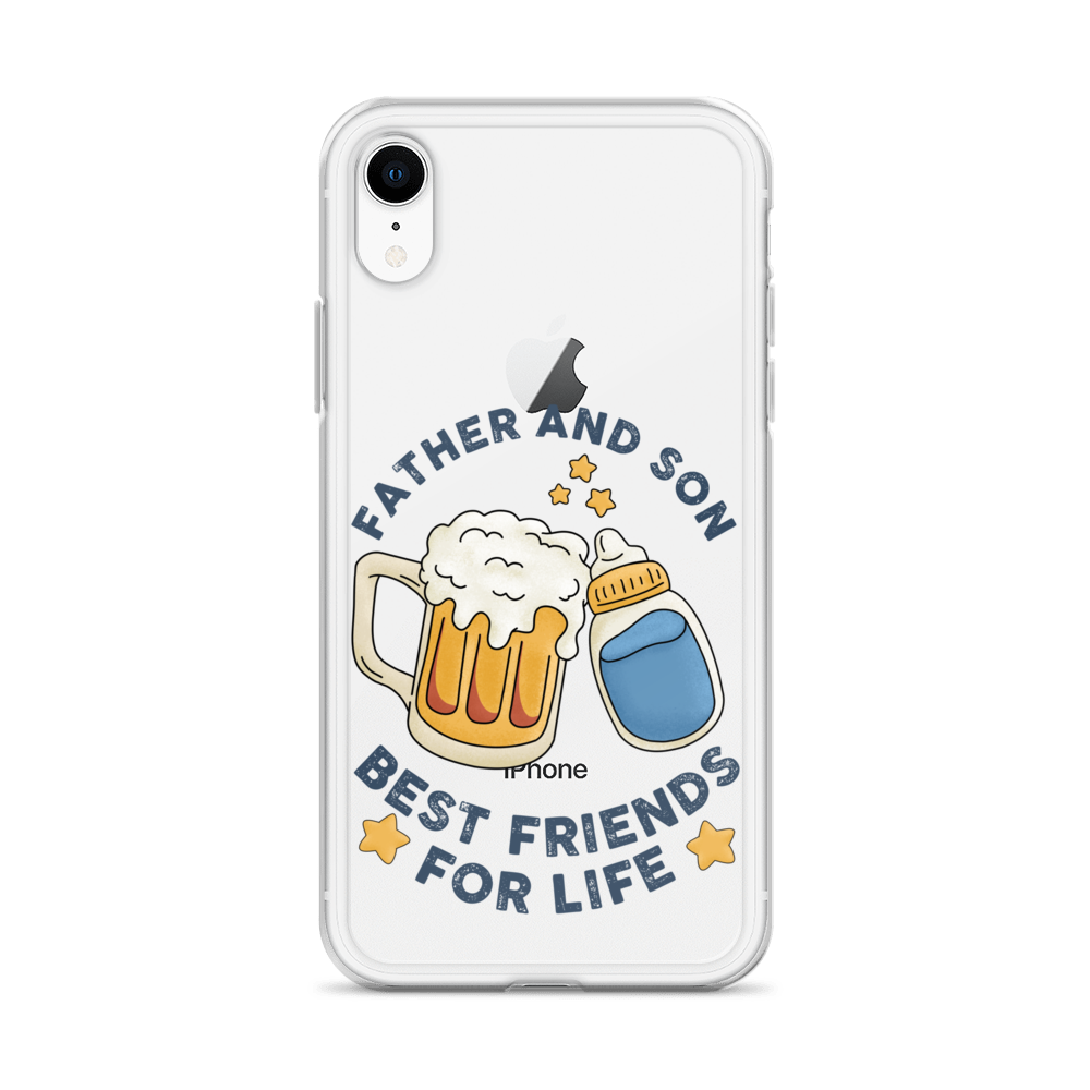 Father And Son Best Friends For Life Clear Case for iPhone®