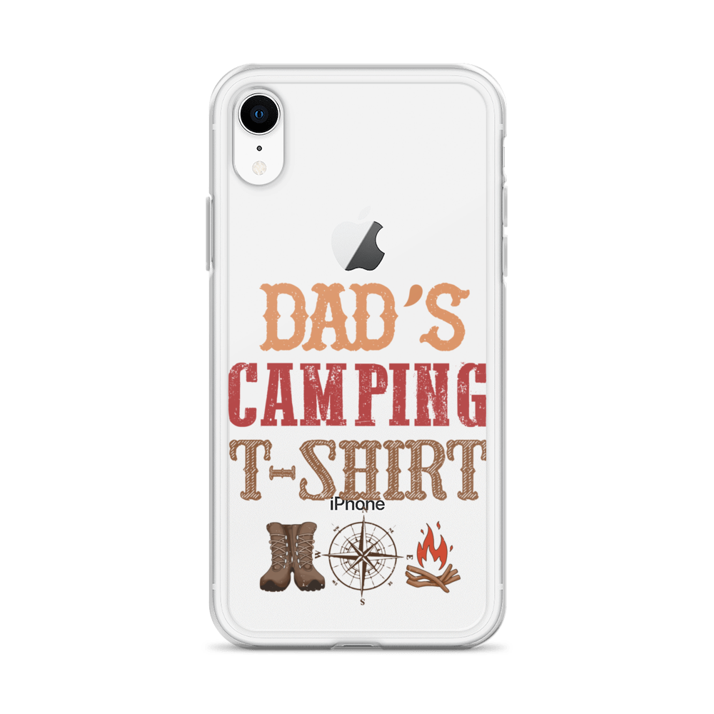 Dad's Camping T-Shirt Clear Case for iPhone®