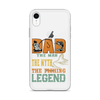 Dad The Man The Myth The Fishing Legend Clear Case for iPhone®