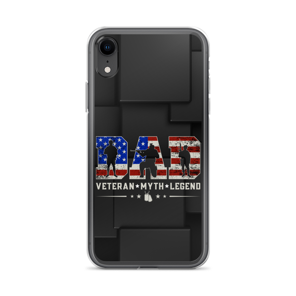 Dad Veteran Myth Legend Clear Case for iPhone®