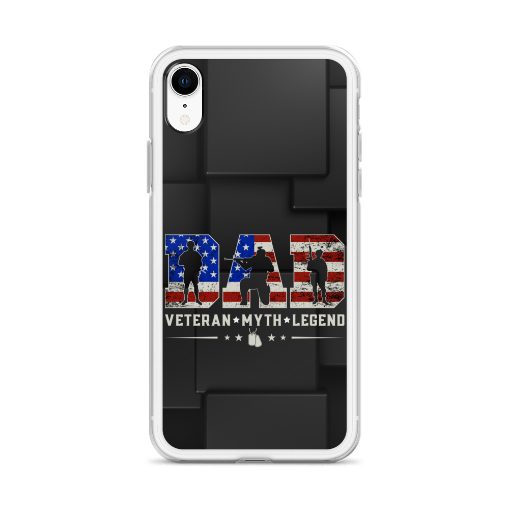 Dad Veteran Myth Legend Clear Case for iPhone®