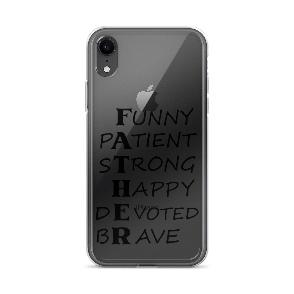 Funny Patient Strong Happy Devoted Brave Clear Case for iPhone®