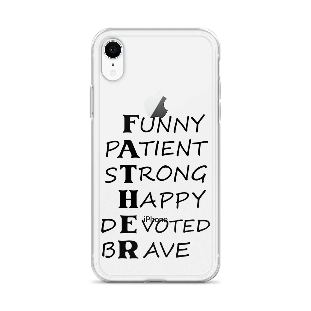 Funny Patient Strong Happy Devoted Brave Clear Case for iPhone®