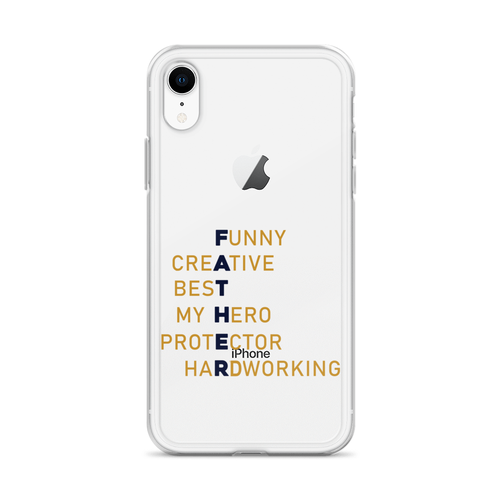 Funny Creative Best My Hero Protector HardWorking Clear Case for iPhone®