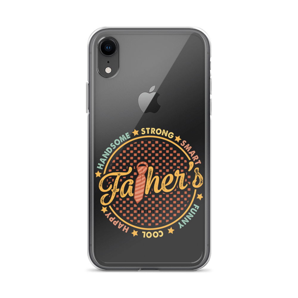 Handsome Strong Smart Funny Cool Happy Father Clear Case for iPhone®