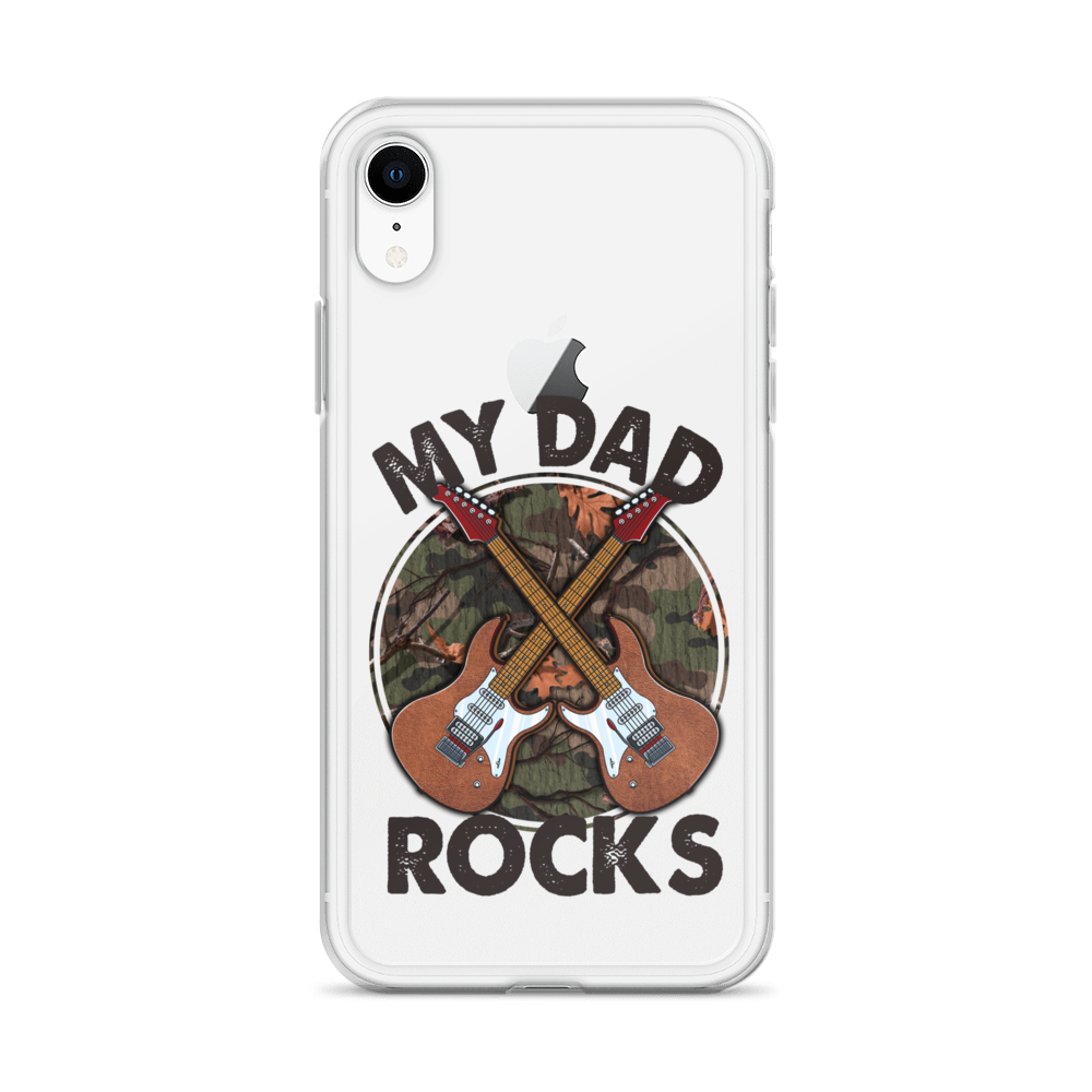 My Dad Rocks Clear Case for iPhone®