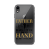 Father And Daughter Tide By Hand Heart To Heart Clear Case for iPhone®