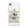 Father And Daughter Tide By Hand Heart To Heart Clear Case for iPhone®