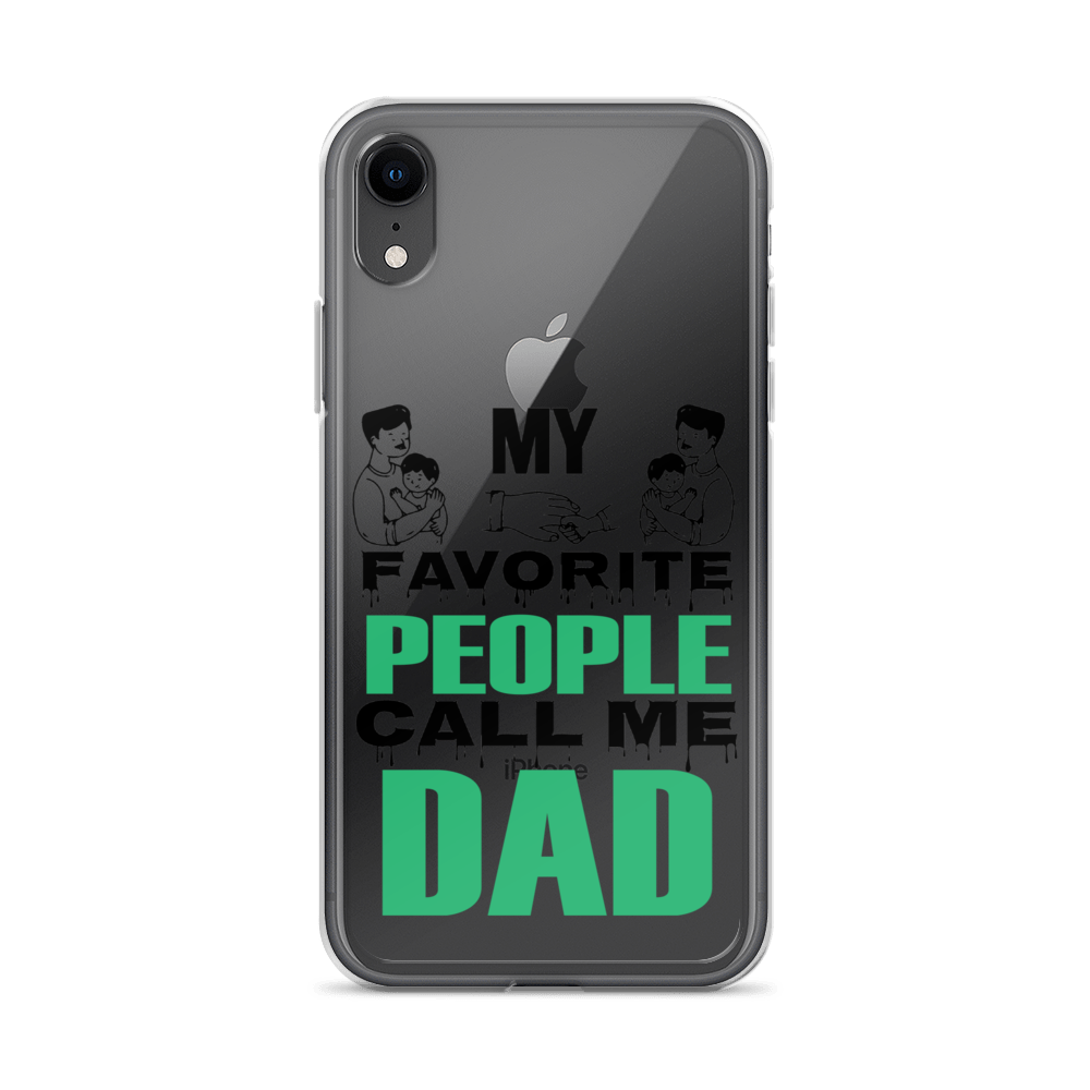 My Favorite People Call Me Dad Clear Case for iPhone®