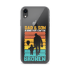 Dad And Son A Bond that can't Be Broken Clear Case for iPhone®