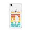 Dad And Son A Bond that can't Be Broken Clear Case for iPhone®