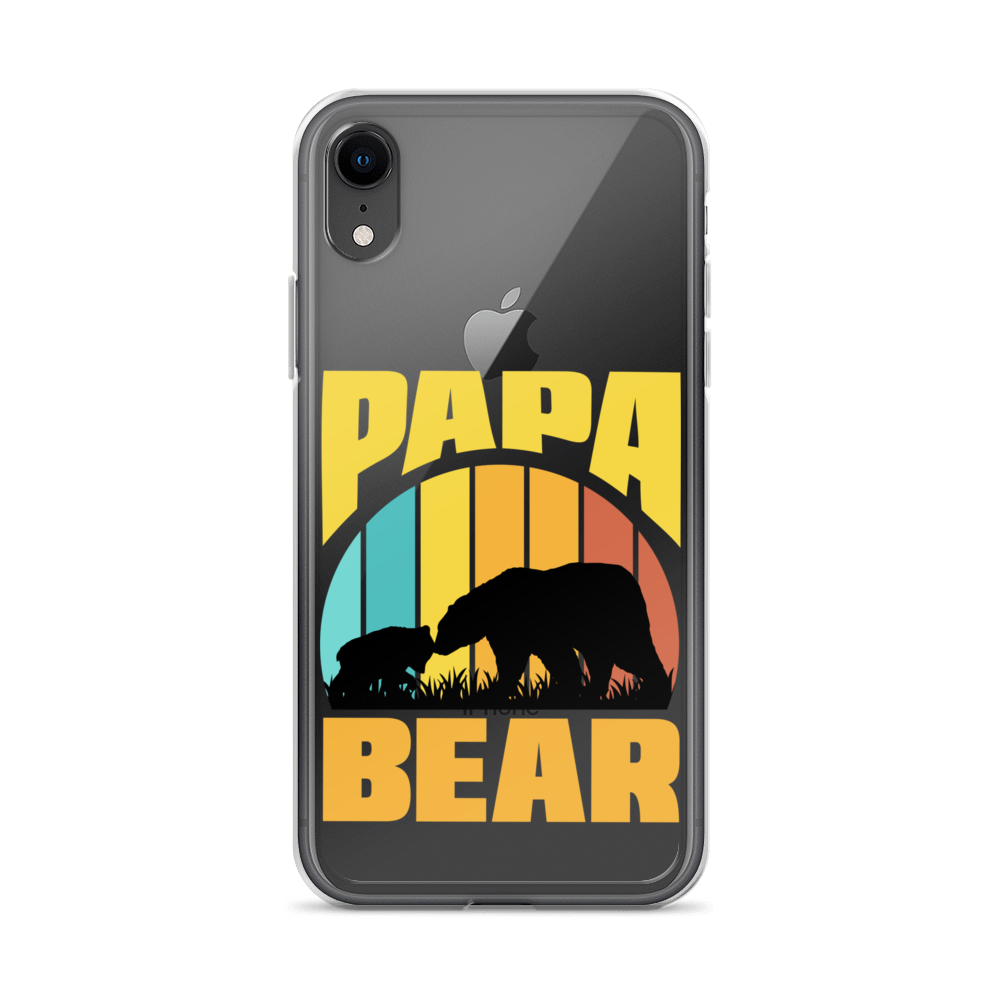 Papa Bear Clear Case for iPhone®