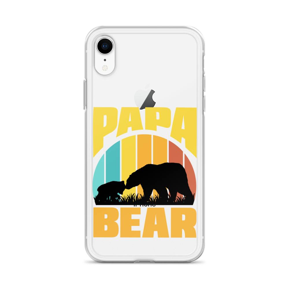 Papa Bear Clear Case for iPhone®