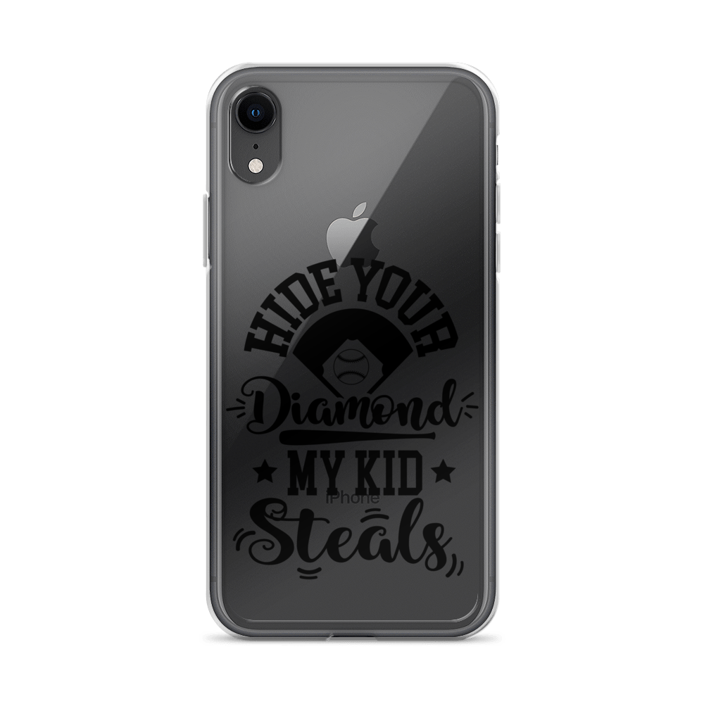 Hide Your Diamond My Kid Steals Clear Case for iPhone®