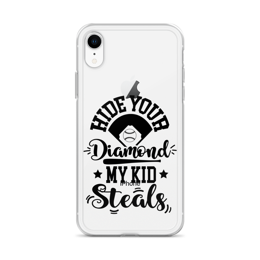 Hide Your Diamond My Kid Steals Clear Case for iPhone®