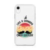 Papa Like A Grandpa Only Cooler Clear Case for iPhone®