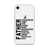 Father Hardworking funny Wise Strong Clear Case for iPhone®