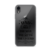 Dad Best Number 1 The Man The Myth The Legend Clear Case for iPhone®