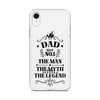 Dad Best Number 1 The Man The Myth The Legend Clear Case for iPhone®