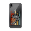 Black Father Matters Clear Case for iPhone®