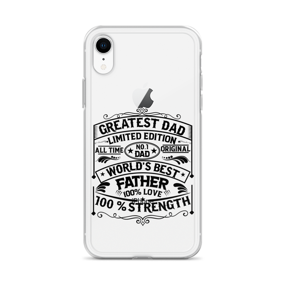 Greatest Dad Limited Edition All Time Clear Case for iPhone®