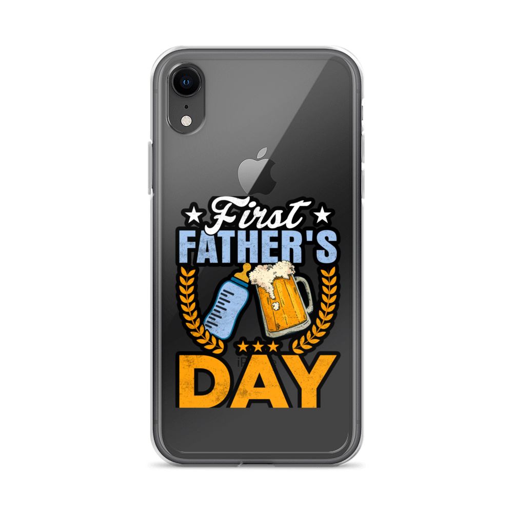 First Father's Day Clear Case for iPhone®