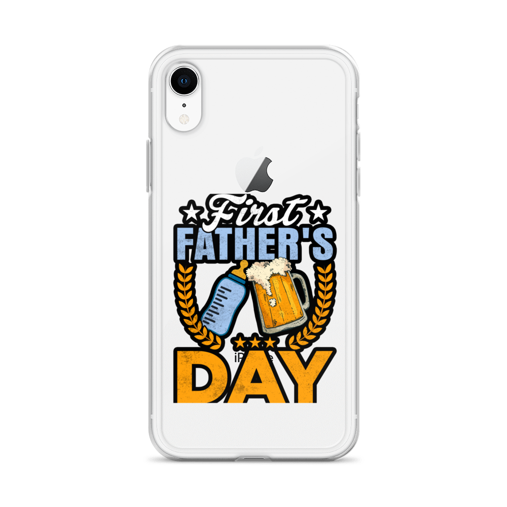 First Father's Day Clear Case for iPhone®