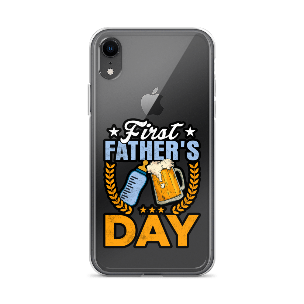 Father's First Day Clear Case for iPhone®