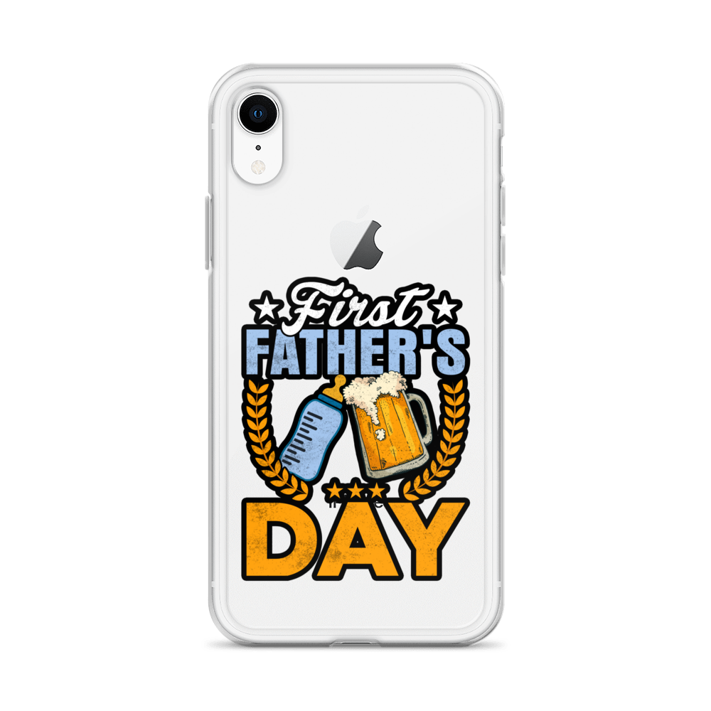 Father's First Day Clear Case for iPhone®