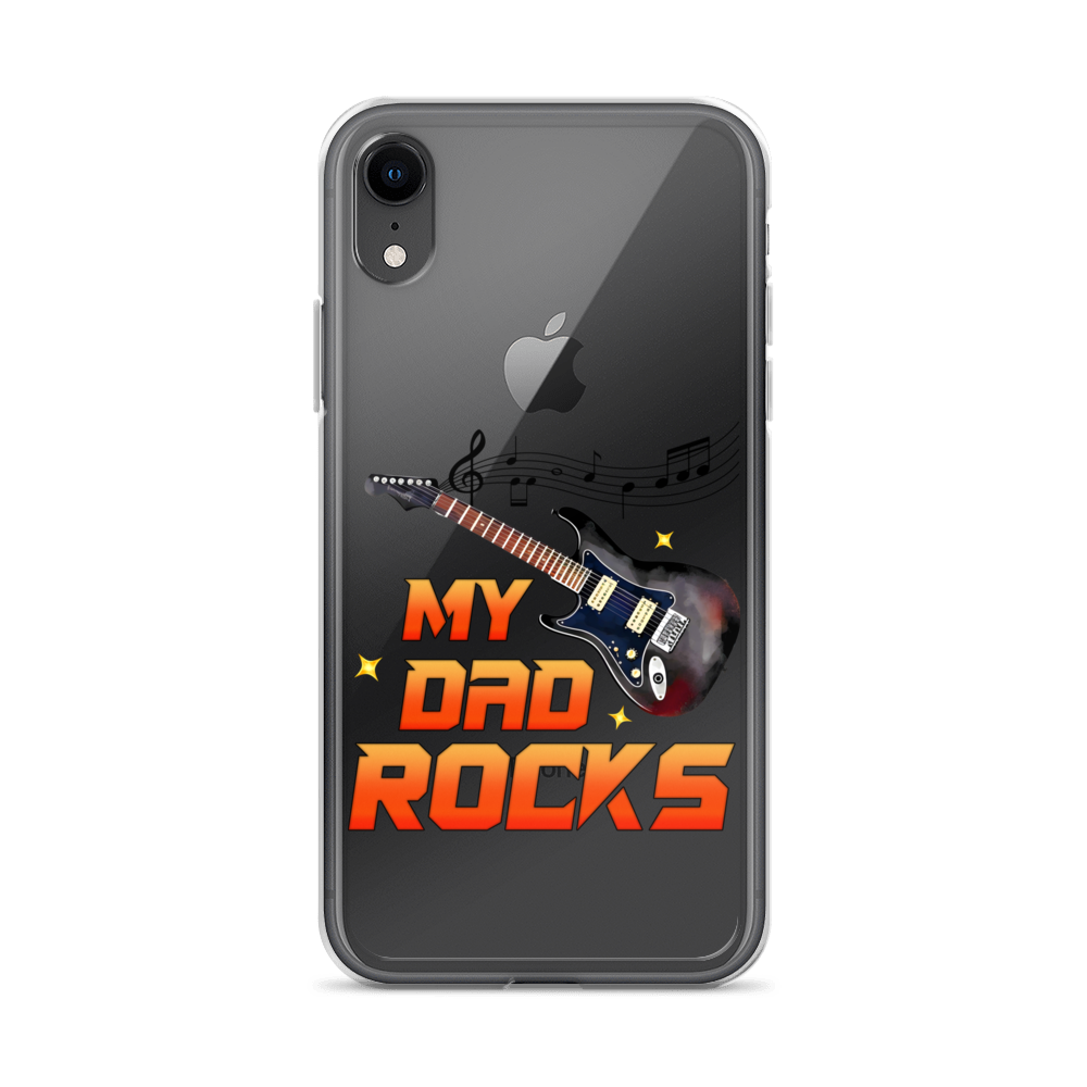 My Dad Rocks Clear Case for iPhone®