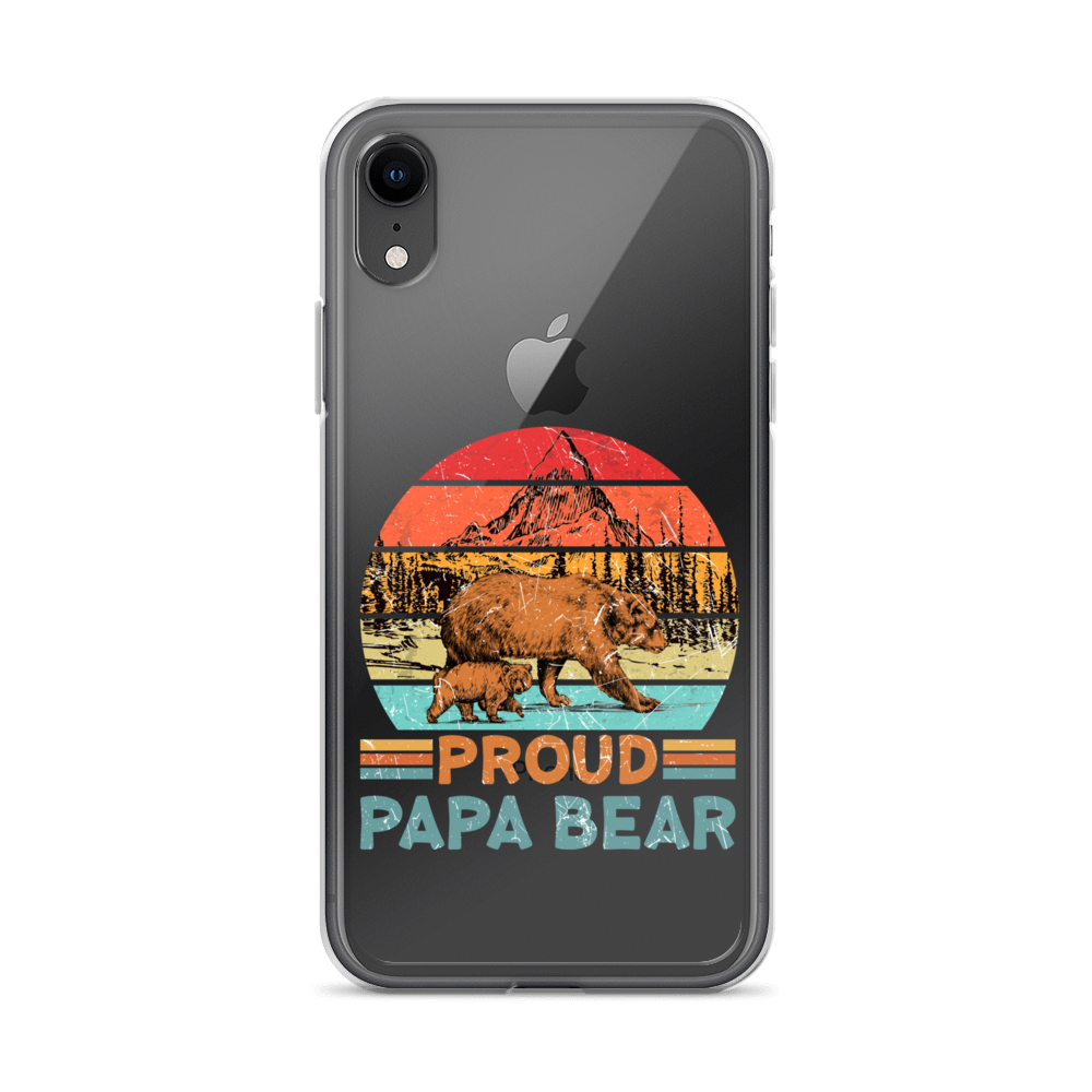 Proud Papa Bear Clear Case for iPhone®