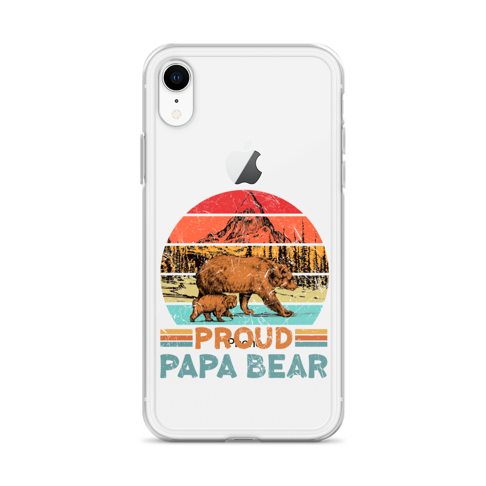 Proud Papa Bear Clear Case for iPhone®