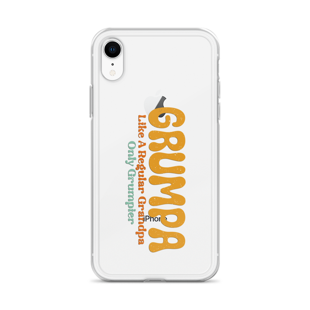 Grumpa Like A Regular Grandpa Only Geumpier Clear Case for iPhone®