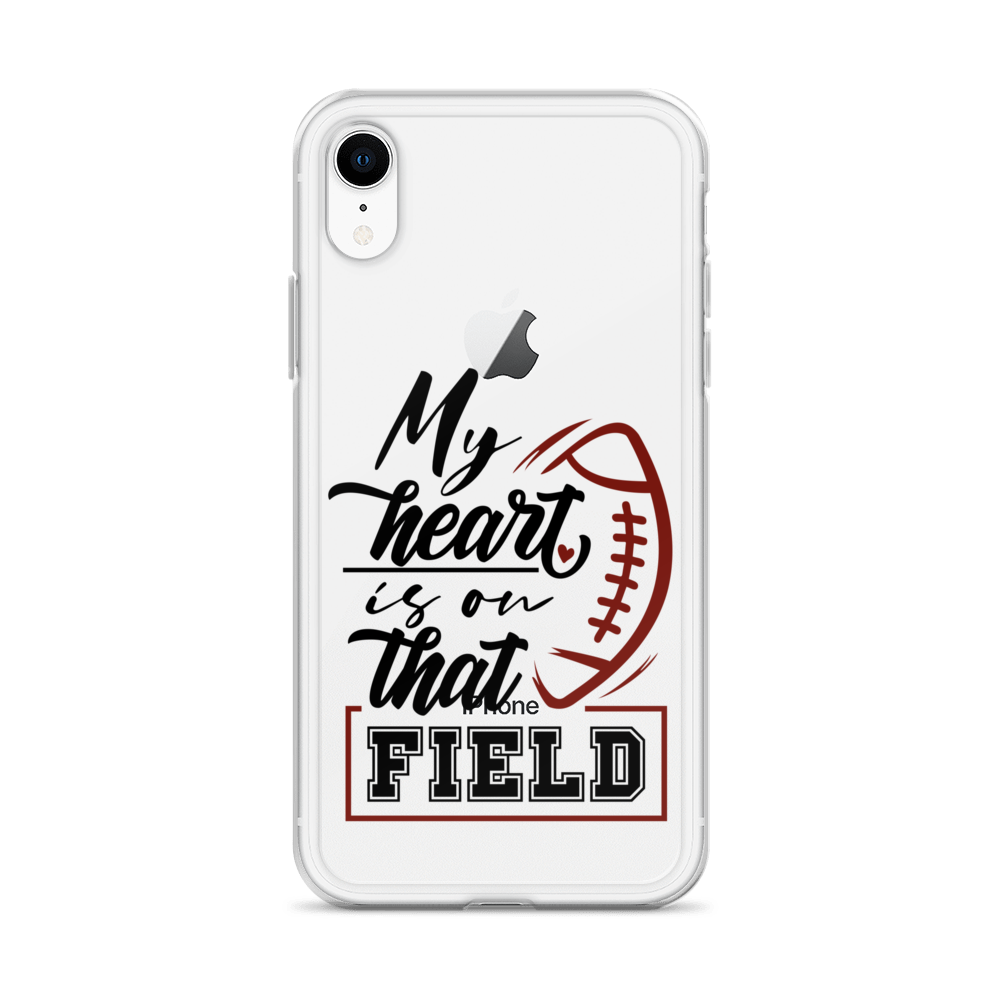 My Heart Is On That Field Clear Case for iPhone®