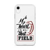 My Heart Is On That Field Clear Case for iPhone®