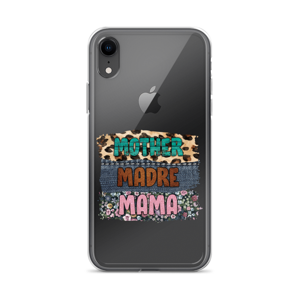 Mother, Mader, Mama Clear Case for iPhone®