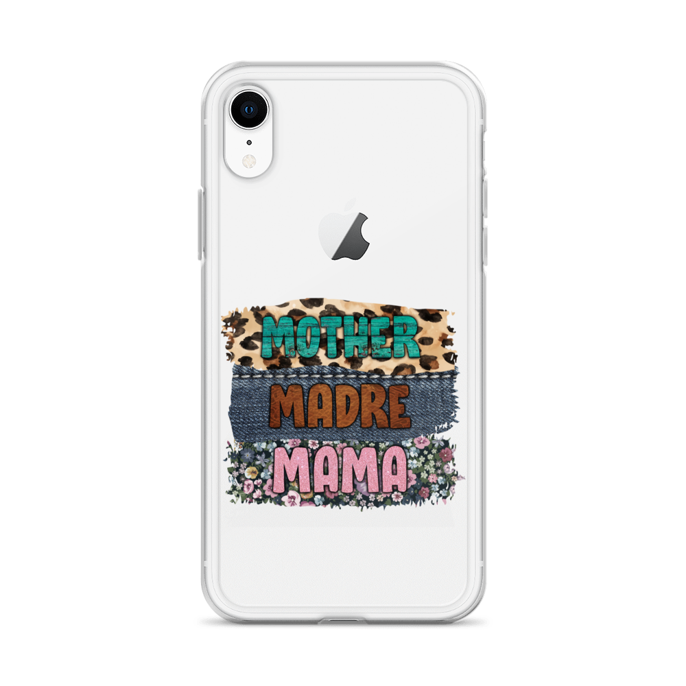 Mother, Mader, Mama Clear Case for iPhone®